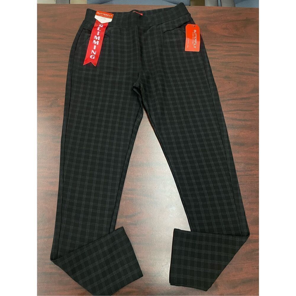 NWT Butterfly by Maze Collection Levanta Cola Scuba Slimming Pants Size Small